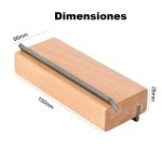 Lima para trastes Miwayer 2 en 1 con mango de madera maciza: biselado a 30° y limado a 90° - Imagen 2